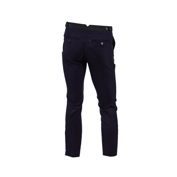 Tommy Hilfiger Men's Reynold Formal Custom Fit Flat Front Pants Navy Blue Size 30x30