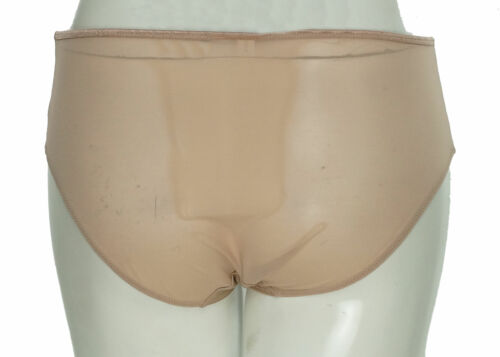 Ashley Graham Women's Plus Size Front Keyhole Lace Panty Brief Cappuccino