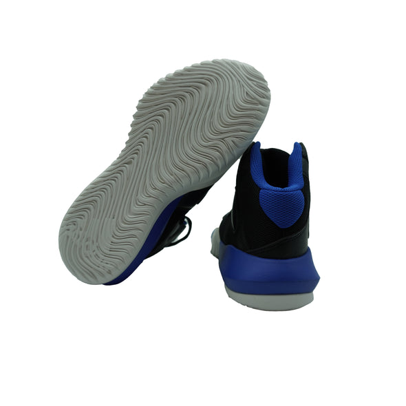 Adidas Boy's Crazy Team Basketball Athletic Shoes Black Blue Size 5.5