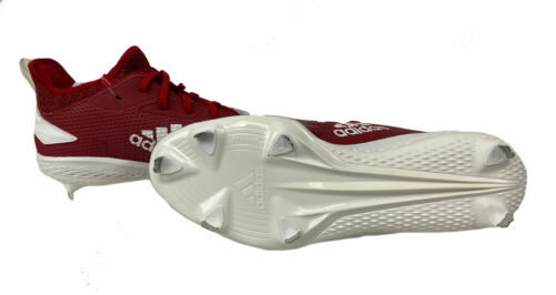 Adidas Men's Adizero Afterburner Baseball Cleats Red White Size 12