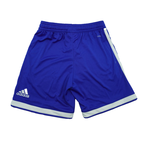 Adidas Boy's Regista 18 3 Stripe Shorts Blue White Size XS