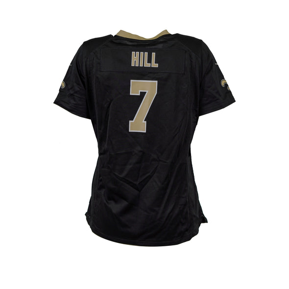Nike Women's Saints 7 Hill Short Sleeve Jersey Black Size XL