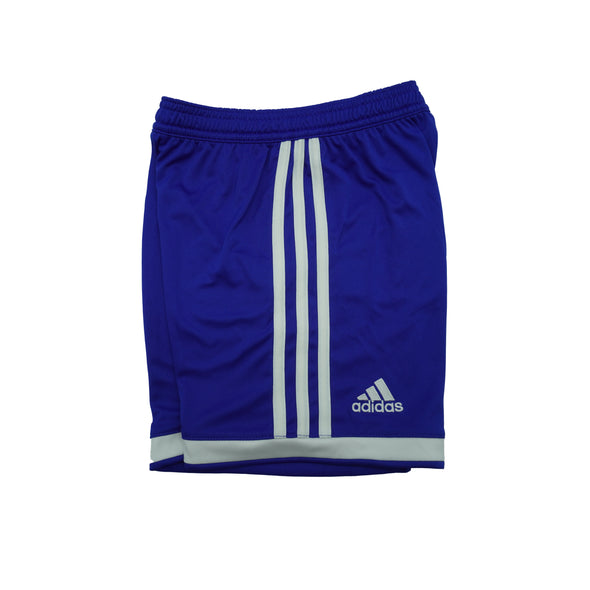 Adidas Boy's Regista 18 3 Stripe Shorts Blue White Size XS