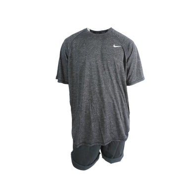 Nike Men's Big & Tall Dri Fit Hydroguard Swim T Shirt Black Size 3XLT