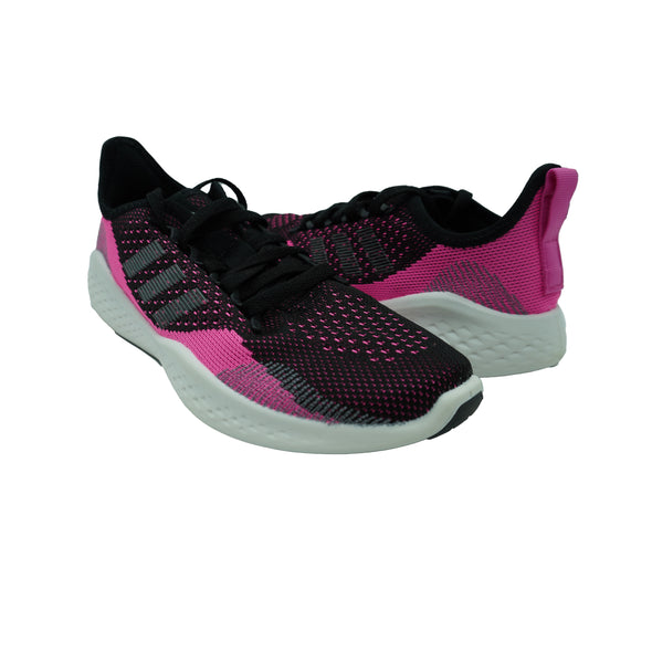 Adidas Women's Fluidflow 2.0 Running Athletic Shoes Black Pink Size 7.5