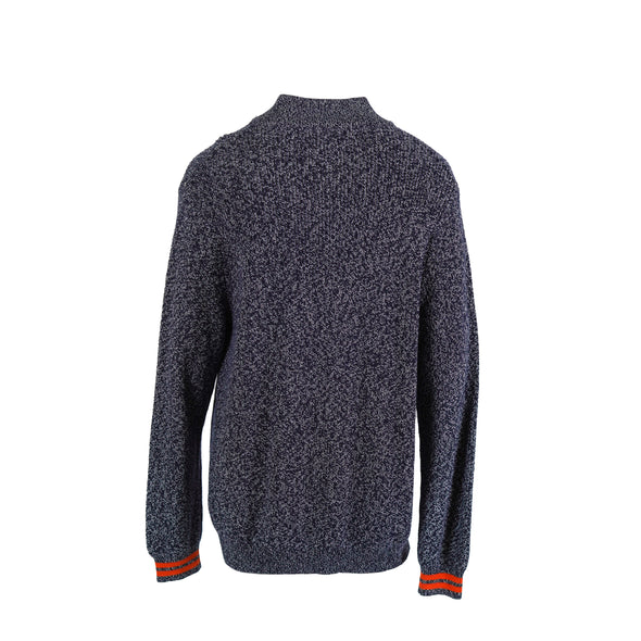 Tommy Hilfiger Men's Barnes Knit Henley Long Sleeve Sweater Blue Size 3XL