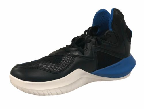 Adidas Big Kid's Crazy Team Basketball Athletic Shoes Black Blue Size 7