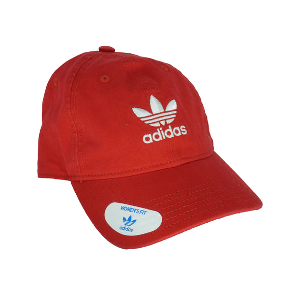 Adidas Women's Originals Relaxed Fit Adjustable Strapback Cap Red White