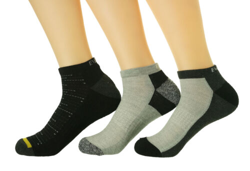Everlast Men's 3 Pair Evercool Everdri Compress-x Socks Shoe Size 6-12