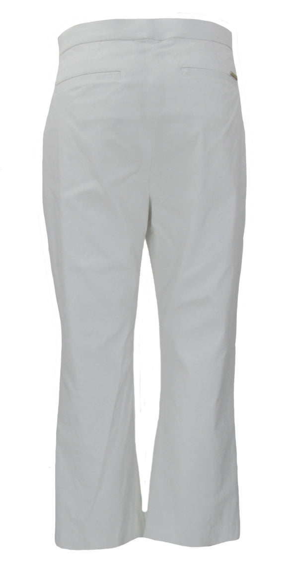 Michael Kors Women's Pull On Capri Pants White Size 8