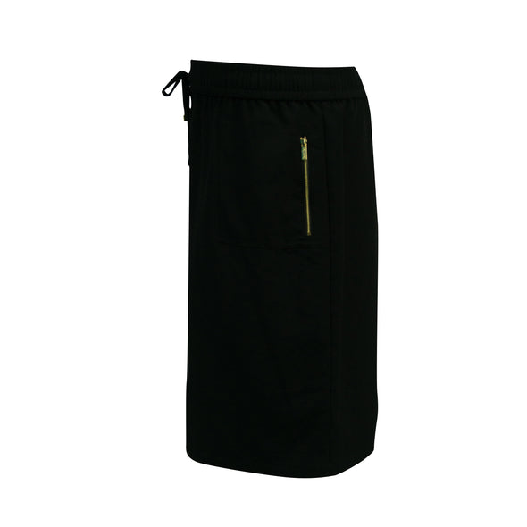 Calvin Klein Women's Plus Size Stretch Waistband Pencil Skirt Black Gold 3X