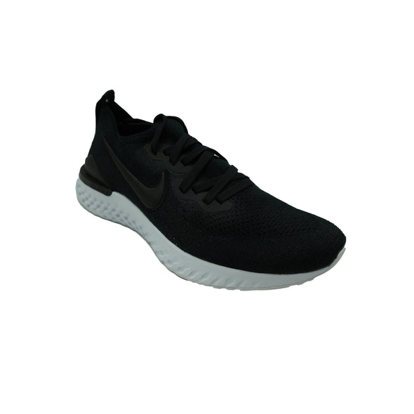 Nike Men's Epic React Flyknit Running Shoes Black White Size 7.5
