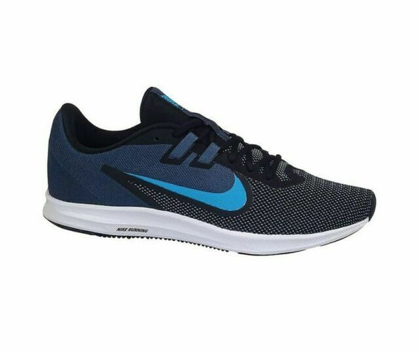 Nike Men's Downshifter 9 Running Athletic Shoes Blue Black Size 13