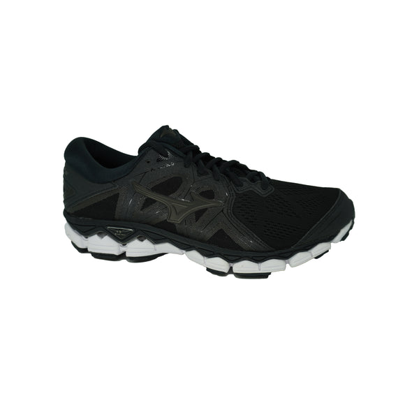 Mizuno Men's Wave Sky 2 Running Athletic Shoes Black Gray Size 7.5