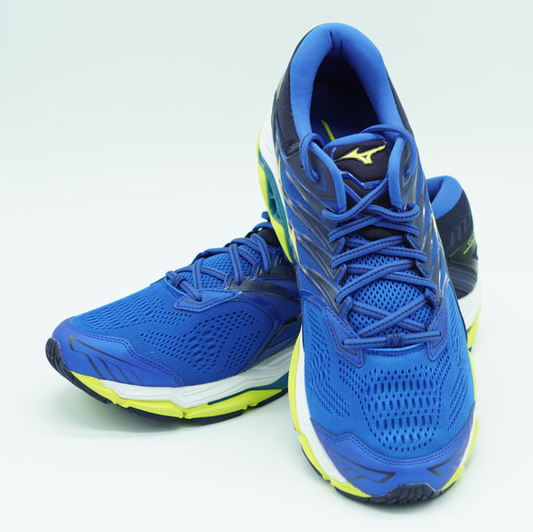 Mizuno Men's Wave Horizon 2 Running Athletic Shoes Blue Green Black