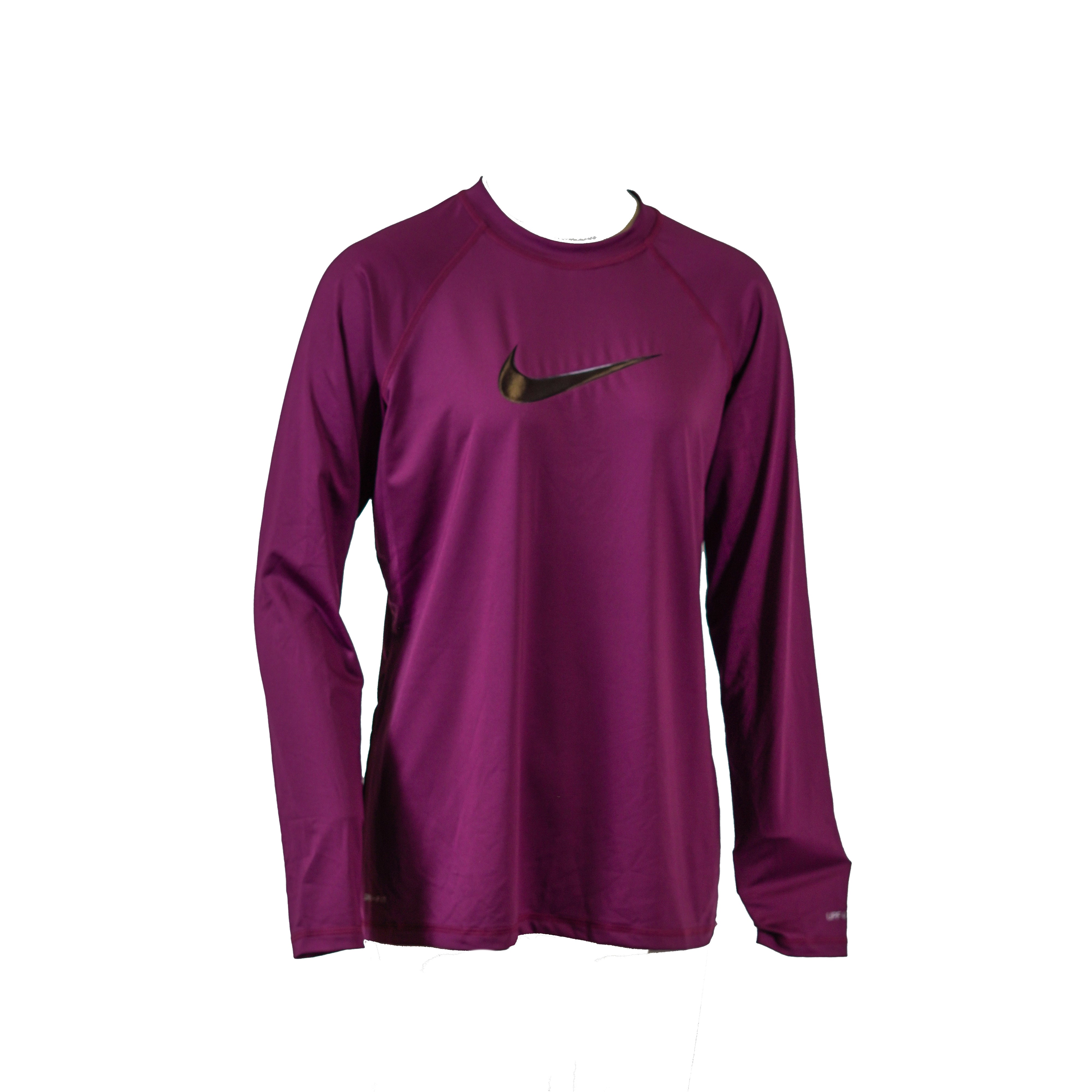 Nike Women's Long Sleeve Crew Neck UPF 40+ Swim Shirt Purple Size Larg –  The Uber Shop Retail Store