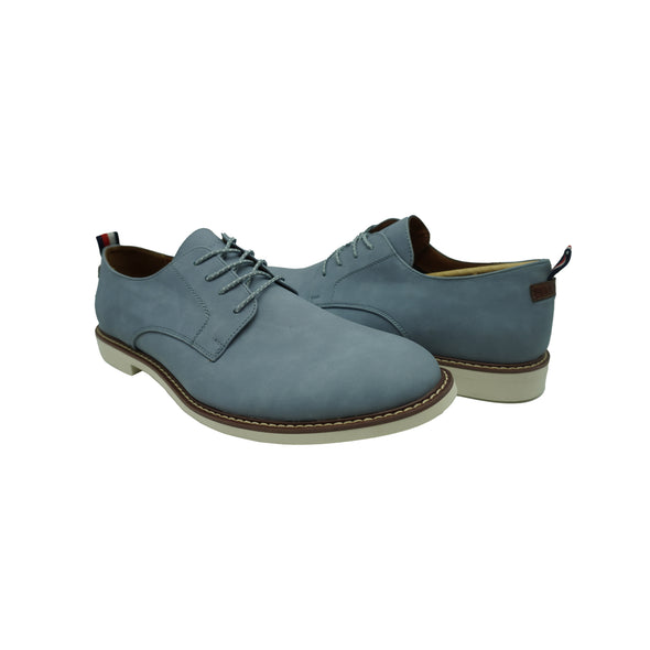 Tommy Hilfiger Men's Garson Oxford Dress Shoes Suede Light Blue Size 13
