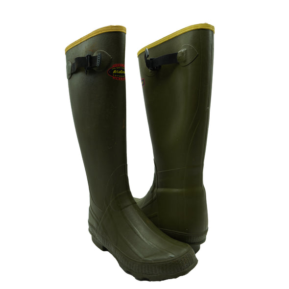 Lacrosse Men's 18" Burly Classic Hunting Rubber Boots Green Size 7