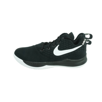 Nike Men's Lebron Witness III Basketball Shoes Black White Size 9.5
