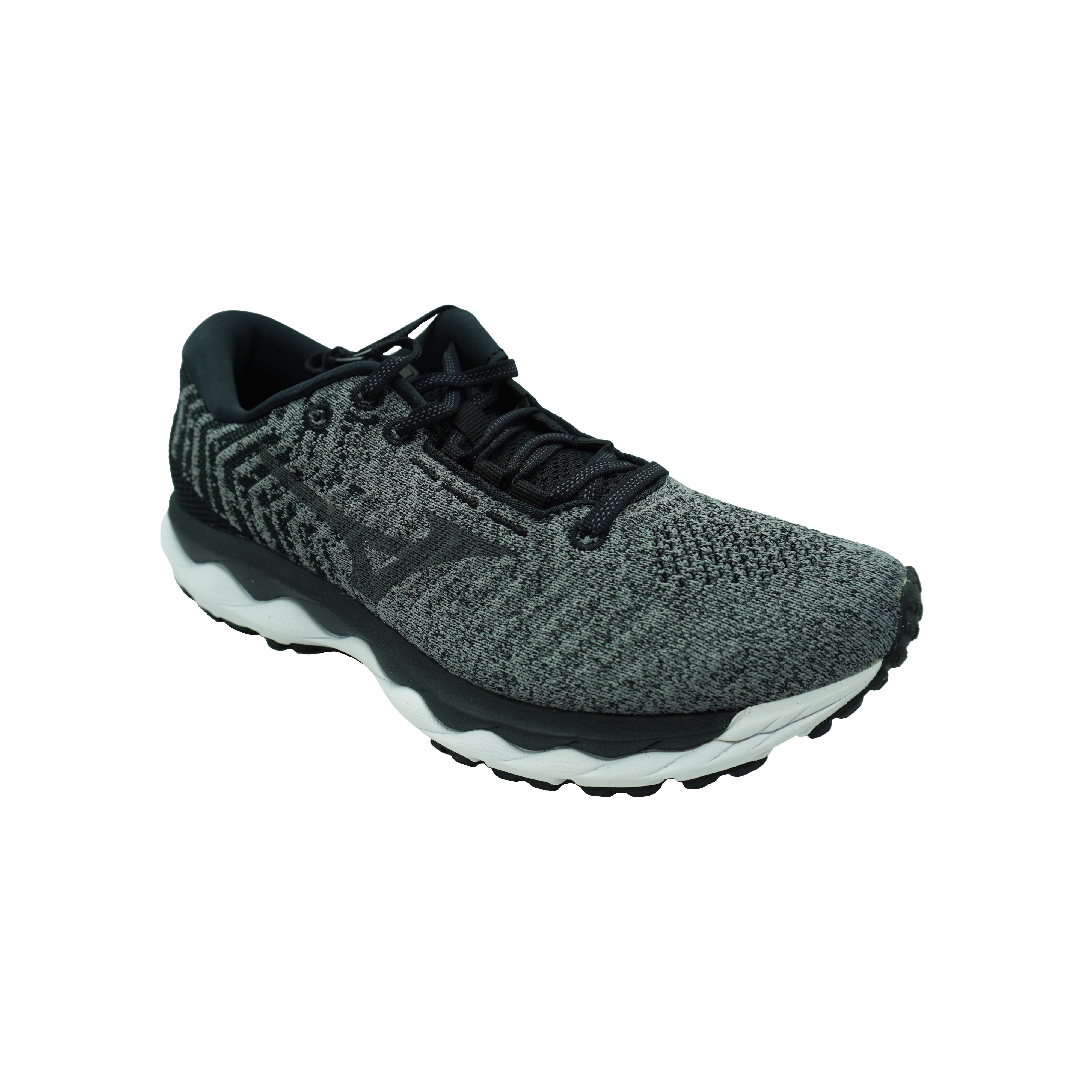 Schurend Pamflet Optimaal Mizuno Men's Wave Sky Waveknit 3 Running Athletic Shoes Black Gray 2E – The  Uber Shop Retail Store