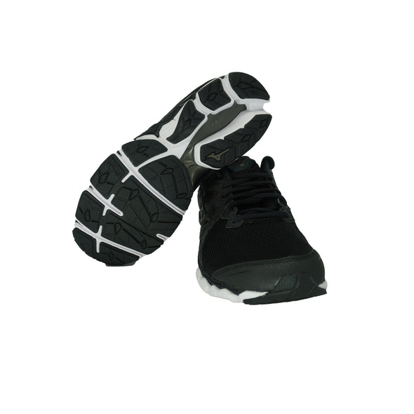 Mizuno Men's Wave Sky 2 Running Athletic Shoes Black Gray Size 8