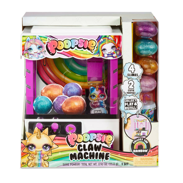 Poopsie Slime Surprise Claw Machine with 8+ Surprises, 4 Slimes & 2 Cutie Tootie