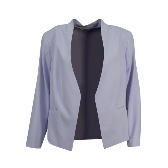 Calvin Klein Women's Plus Size Open Front Blazer Jacket Purple Size 22W