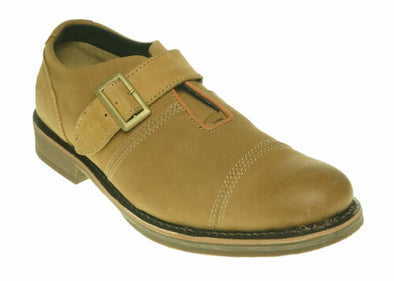Caterpillar Men's Halsey Casual Ankle Oxford Buckle Shoes Sand Tan Size 12