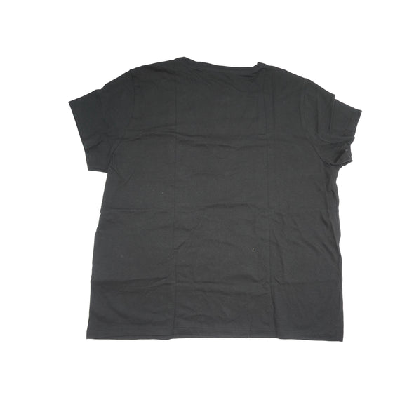 Polo Ralph Lauren Boy's V Neck Short Sleeve T Shirt Black White Size XL