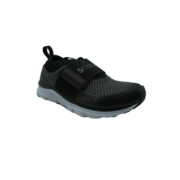 Saucony Toddler Boy's Lightfoam Slip On Athletic Sneakers Black Gray Size 11.5 W