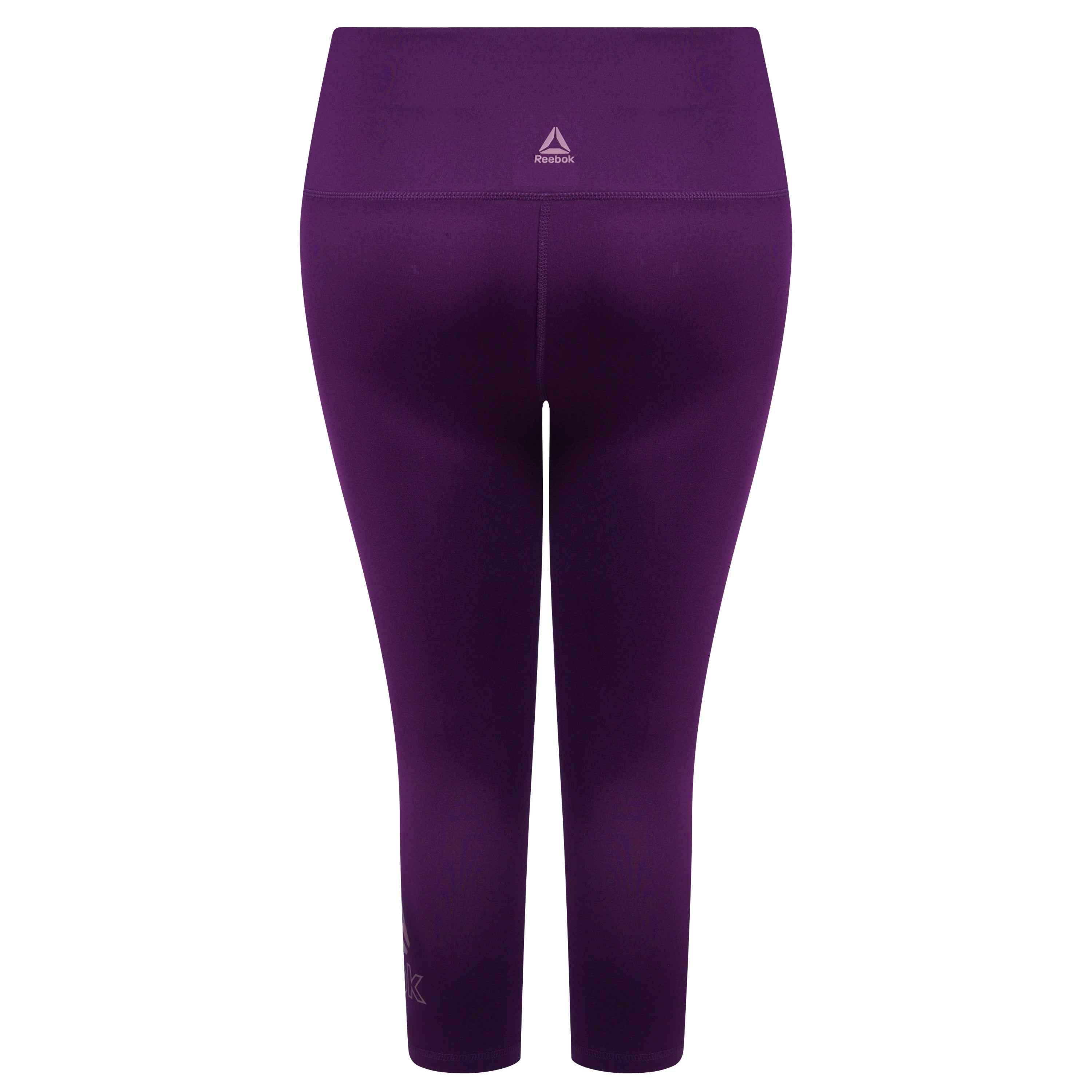 Reebok Women's Skinny Capri High Rise Leggings Purple Size Large