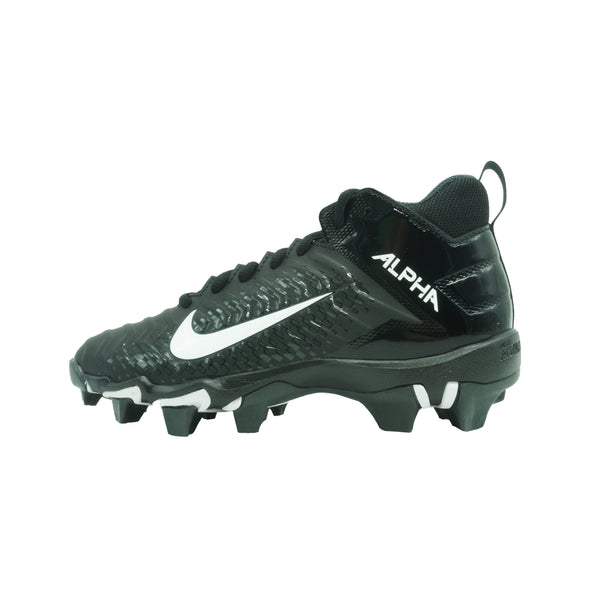 Nike Boy's Vapor Untouchable Varstity 3 Football Cleats Black White Size 2.5Y