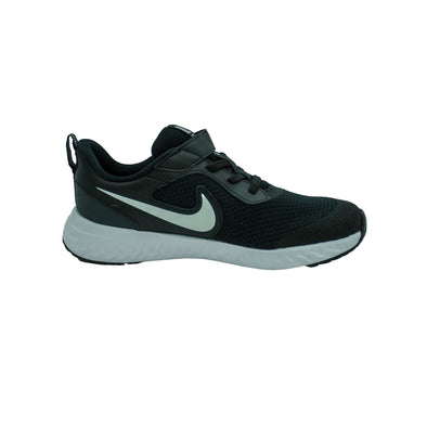 Nike Kid's Revolution 5 Running Athletic Shoes Black White Size 3Y