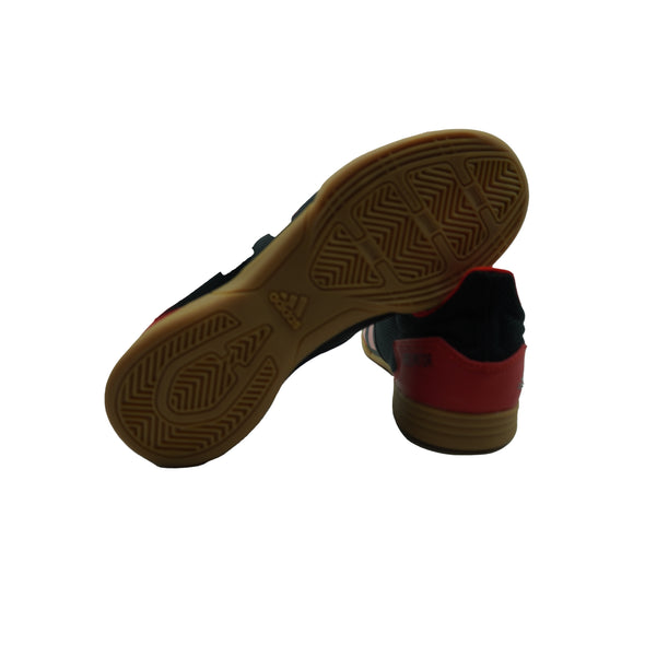 Adidas Unisex Kid's Predator 20.4 Indoor Soccer Shoes Black Red Size 6