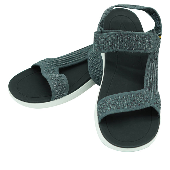 Teva Men's M Terra Float 2 Knit Evolve Strappy Sandal Gray Size 13