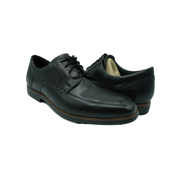 Rockport Men's Slayter Apron Toe Oxford Dress Shoes Black Size 9