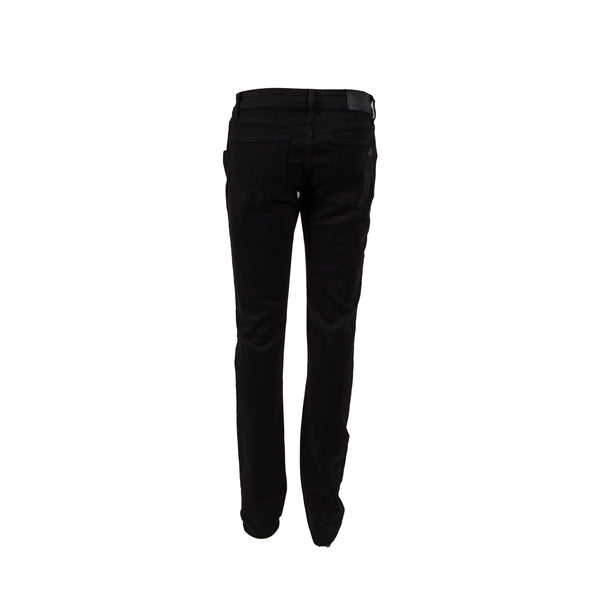 DL 1961 Women's DLX Hybrid Grace Slim Straight Fit Jeans Black Size 27