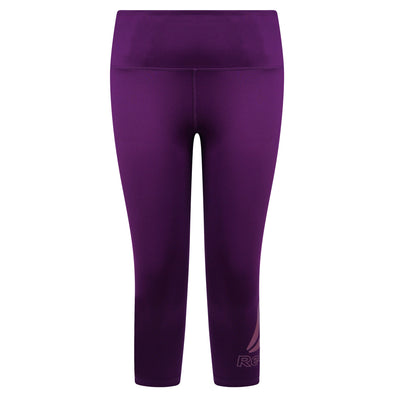 Reebok Women's Skinny Capri High Rise Leggings Purple Size Large