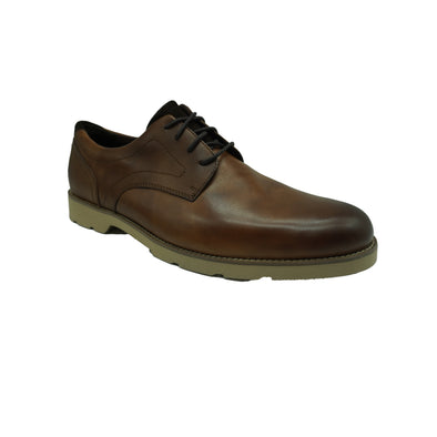 Rockport Men's Bradlee Plain Toe Oxford Dress Shoes Brown Size 16