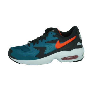 Nike Men's Air Max2 Light Running Athletic Shoes Black Blue Size 8