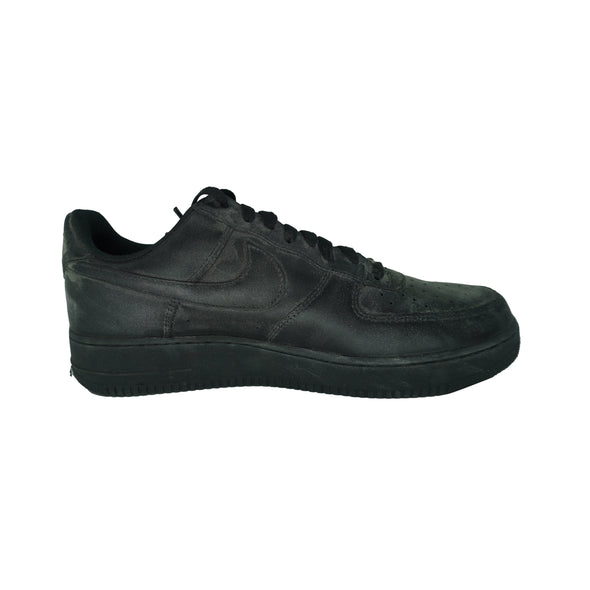 Nike Men's Air Force 1 Patent Leather Low Basketball Shoes Black Size 12