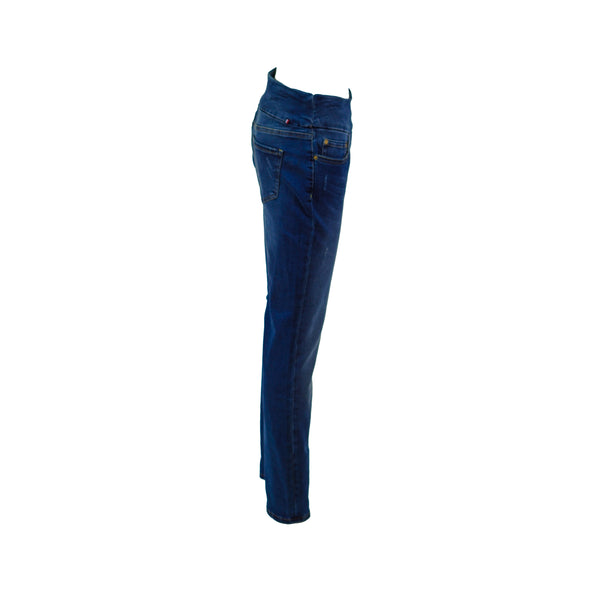 Tommy Hilfiger Women's Pull On Straight Leg Jeans Medium Blue Size 4