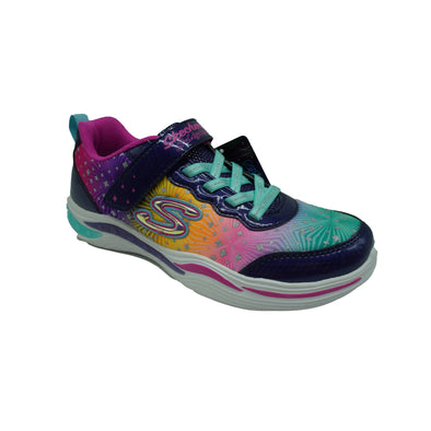 Skechers Girl's Painted Daisy Lights Rainbow Fashion Sneakers Multi Size 3.5