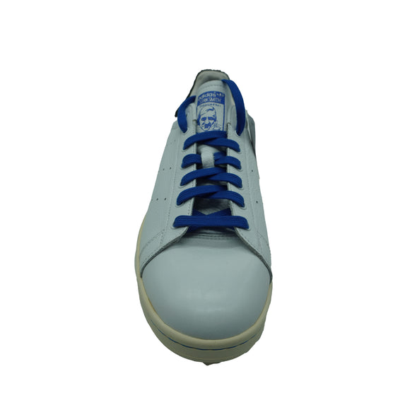 Adidas Men's Stan Smith Leather Cross Training Shoes White Blue Black Size 14
