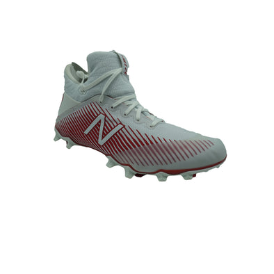 New Balance Men's Freeze LX 2.0 Lacrosse Cleats Shoes White Red Size 12