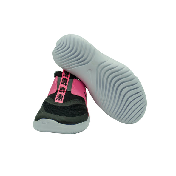 Nike Girl's Flex Runner Slip On Athletic Shoes Pink Black Size 11C