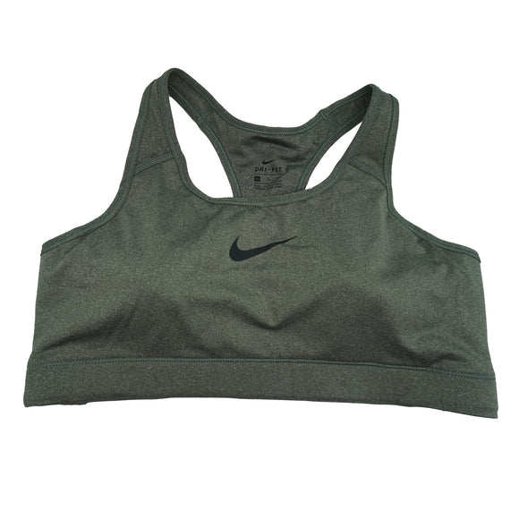 Nike Women's Victory Padded Sports Bra Charcoal Gray Size XL
