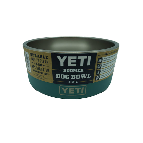 Yeti Boomer 8 Cup Stainless Steel Non Slip Dog Bowl 64 Ounces River Green