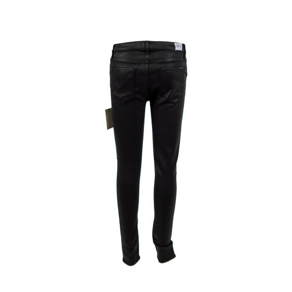 Hudson Junior's High Waist Barbara Super Skinny Boutique Denim Jeans Black 27
