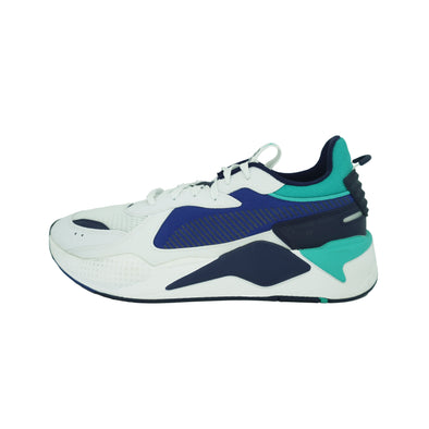 Puma Men's RS-X Hard Drive Reinvention Sneakers White Blue Size 13